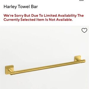 Pottery Barn Harley towel rack